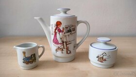 Dětská porcelánová čajová sounprava Reutter Porzellan - Něm - 2