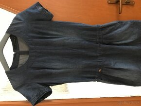 CALVIN KLEIN originál damske riflove saty S/M - 2