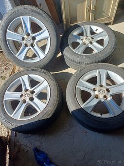 disky + letné pneumatiky 205/55 R16, 5x114,3 - 2