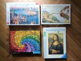 Predám puzzle rôznych značiek a veľkostí (1000ks, 1500ks) - 2