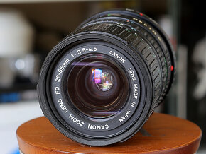 Sony FD-NEX adaptér + 3 objektívy Canon FD - 2