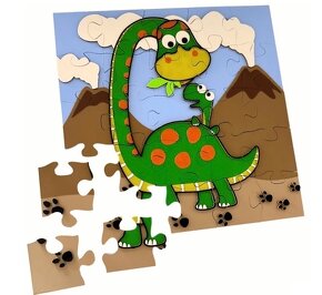 Puzzle 3D dinosaurus (zabalené / nové) - 2