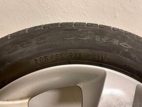 Predám disky KIA s pneumatikami Pireli 205/55 R16 - 2