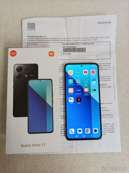 Xiaomi Redmi Note 13 záruka - 2