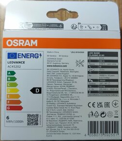 LED žiarovka Osram, Filament, E14, 806lm 5,5W, 2700K tepla - 2