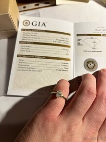 Diamantový prsteň GIA 0,70ct - 2