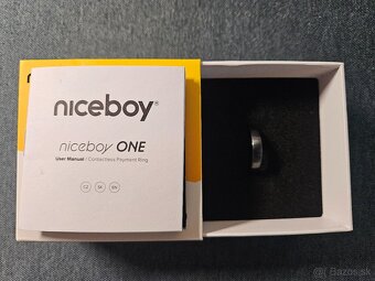 Platobny prsten niceboy ONE Brushed black S12 - 2