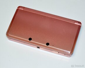 Nintendo 3DS, Coral Pink + 3 hry - 2