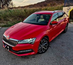 Skoda SUPERB L&K, 115tis.km, WEBASTO, 140kw, ťažné - 2