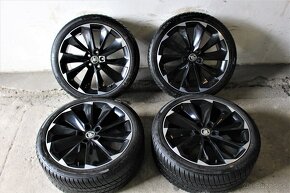 19"--ORIGINAL----ŠKODA--SUPERB--5x112 R19--ZIMNA SADA19"- - 2