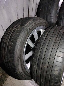 4ks alu disky orig. BMW 5x112 R18 pneu - 2