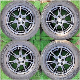 5x112 Audi VW Škoda Seat 215/60 R16 Zimné 6.5mm Michelin - 2