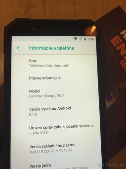 Myphone hammer energie 18x9 zachovaly odolný telefon - 2