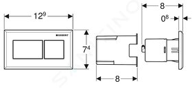 Geberit Sigma tlačidlo - 2