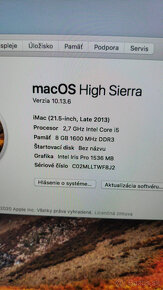 iMac 21.5" A1418 late 2013 (EMC 2638) 240GB SSD - 2