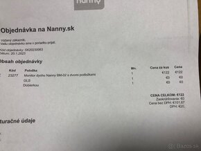 Monitor dychu Nanny dvojičky - 2