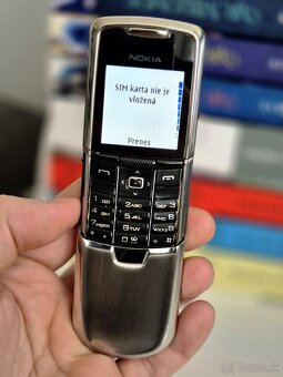 NOKIA 8800 SILVER TOP STAV AKO NOVÝ, BEZ ŠKRABANCA - 2