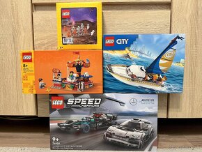 P: LEGO sety  - CITY, SPEED CHAMPIONS - nové, nerozbalené - 2