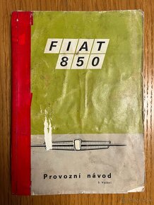 FIAT 850 originalni katalog dílů a návod k obsluze česky - 2