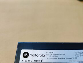 Motorola G13.  4/128gb.  Farba Matte Charcoal. - 2