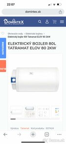 Novy elektricky boiler - 2