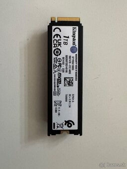 predam ssd kingston fury 1tb bolo použité v ps5 - 2