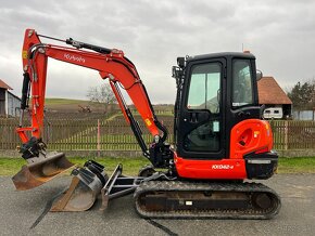 Bagr Kubota KX042-4 hyd.svahovka+2 podkopy,2400mth, 4,2t - 2