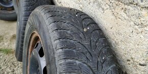 Zimná sada Nokian 195/65 R15 na diskoch VW 5x100 - 2