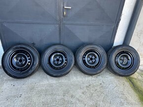 5x112 plechové disky + gumy 195/65 r15 - 2