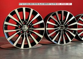 R17 5x112 (66,6) MAK KRONE BLACK MIRROR 7.5J ET40 NOVE - 2