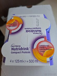 Nutridrink Compact protein s príchuťou broskyňa a mango 24 x - 2