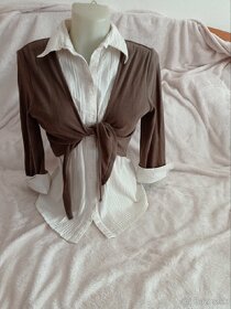 Biaggini khaki top L - 2