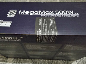 Nový nerozbalený zdroj Zalman MegaMax ZM500-TXII 500 W - 2