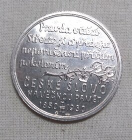 Medaila TGM - České slovo 1930 - 2