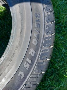 215/70 r15C letne pneumatiky 2 kusy - 2