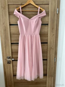Ružové šaty (ako nové, 1x oblečené) - 2