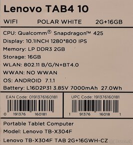 Lenovo Tab4 10 ( Lenovo TB-X304F) - 2