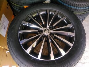 18" sada alu ŠKODA,VW,SEAT + zimné pneu 235/55 18. - 2