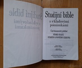 Studijni bible s vykladovymi poznamkami - 2