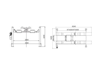 Stvorstĺpový zdvihák + laserová geometria - 2