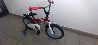 Predám bicykel Alpina štartér 16" kolesa+ pomocné. Servisov - 2