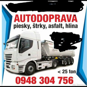 Autodoprava - Preprava materiálu - 2