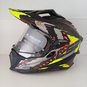 Enduro / silniční přilba LS2 Explorer Carbon - 2