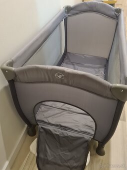 Hauck Sleep n Play Go Plus 120x60 grey cestovná postieľka - 2