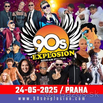 Predam 2 VIP vstupenky na 90's explosion Praha - 2