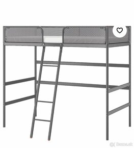 Predám kovovú posteľ IKEA - 2