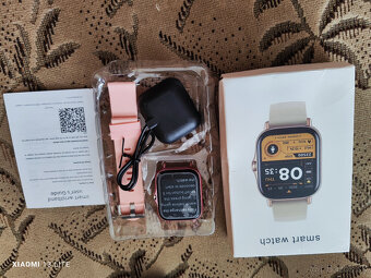 Smart Watch ruzove - 2