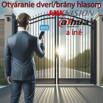 Otváranie dverí/brány hlasom - 2