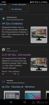 Monitor HP 22" - 2