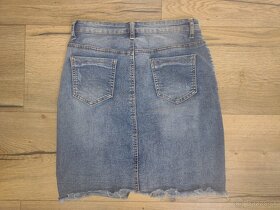 Rifľová/džínsová sukňa - 2